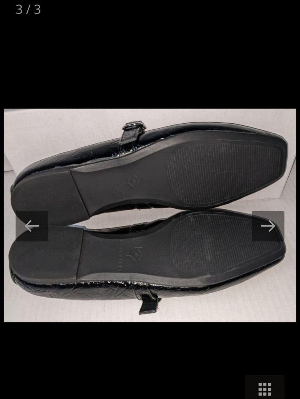 Katy Perry Collections Girls Black Patent Mary Jane Flats - Picture 3 of 3